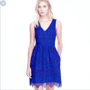 Banana Republic Lace Fit and Flare Dress